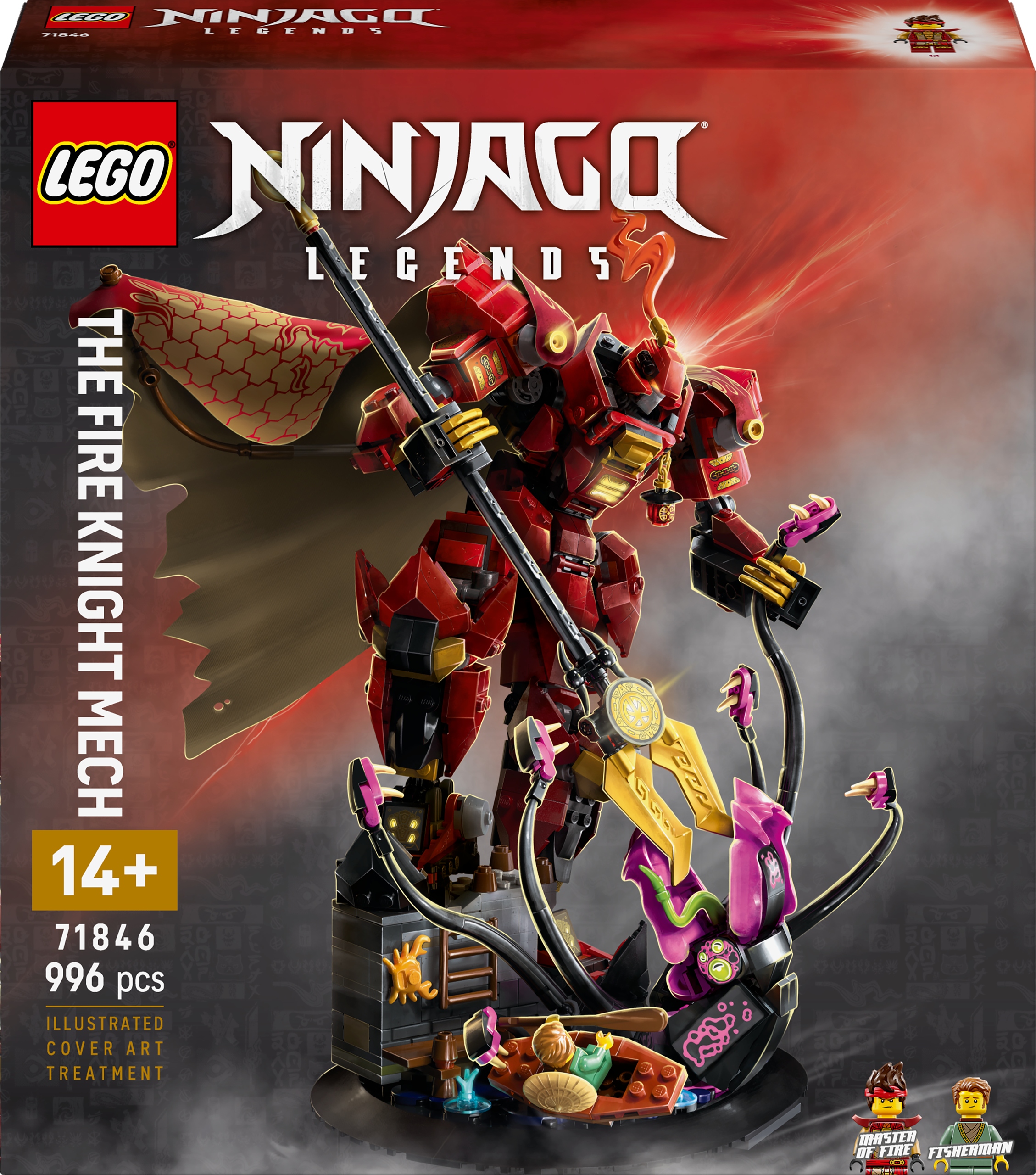 LEGO NINJAGO 71846 Robot ohnivého rytiera 71846